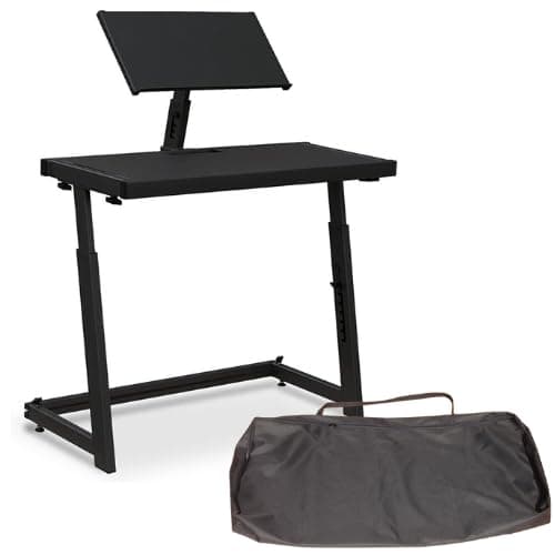 Generic DJ Deck Stand CDJ Controller Mixer Laptop Workstation inc Carry Bag - Stand Mixers