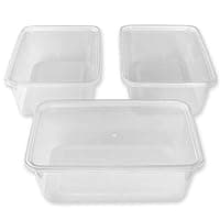 We Can Source It Ltd - 50 x 500ml Plastic Microwave & Freezer Safe Food Containers with Lids - BPA-Free, Reusable, Takeaway Meal Prep Container - Catering Grade Food Storage Boxes for Home & Business — Food Storage deal