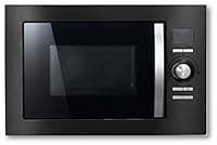 Cookology BMOG25LNBH Integrated Combination Microwave in Black - 900W - Built-in Microwave - 25 Litre Capacity - 59.5cm Width - Child Lock - 31.5cm Turntable - Oven & Grill