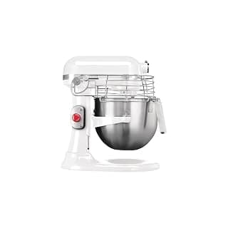 KitchenAid Professional 325 W Stand Mixer 5KSM7990XBWH, White, Capacity: 6.9 Litre, 10 Speed, Planetary Mixing Action - Includes Stainless Steel Whisk, Flat Beater, Dough Hook & Wire Guard, CB575 — Stand Mixers deal