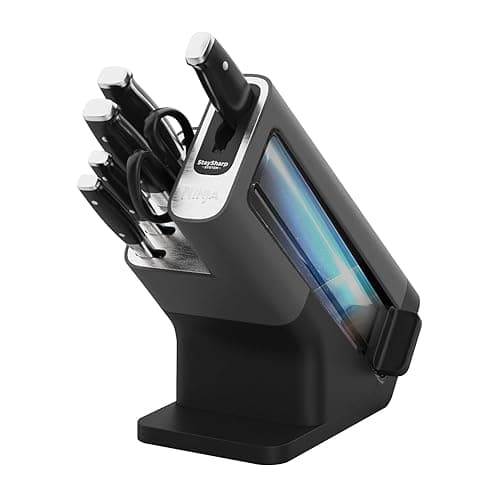 Ninja Foodi StaySharp Knife Block, K32006UK - Sharp 6-Piece Knife Set Chef - Kitchen Knives