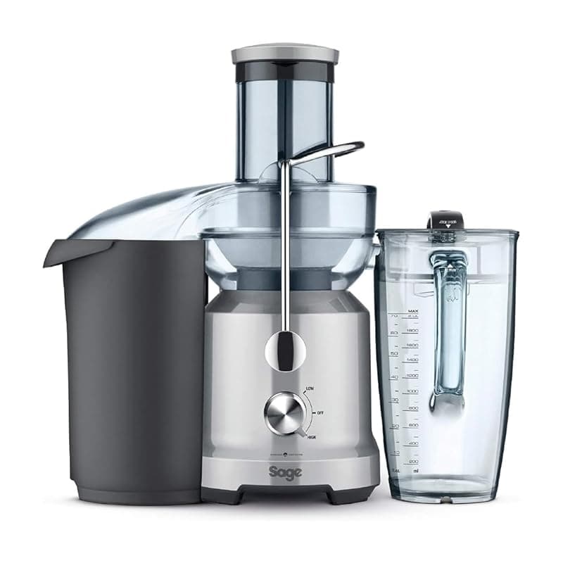 Sage - The Nutri Juicer Cold - Cold Press Extractor for Fruit and Vegetables - High Capacity 2L Jug - 1250W - Silver - Juicers