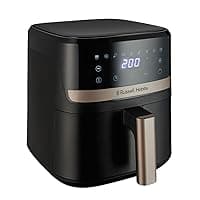 Russell Hobbs Air Fryer, Digital, 4.3L Capacity, 9 in 1, Air Fry, Bake, Roast, Grill, Keep Warm, 40-200℃ Temp Range, Oil Free Cooking, Dishwasher Safe Attachments, 1300W