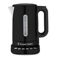 Russell Hobbs Variable Temperature Kettle, Addison Matte Black, 5 Pre-sets, LED Display, 360 Base, Temp from 70-100°C Including Keep Warm Function, 1.7L Capacity, 3000W — Kettles deal