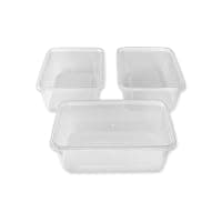 We Can Source It Ltd 50 x 1000ml Plastic Microwave & Freezer Safe Food Containers with Lids - BPA-Free, Reusable, Takeaway Meal Prep Containers - Catering Grade Food Storage Boxes for Home & Business — Food Storage deal