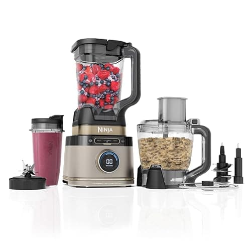 Ninja 3-in-1 Detect Power Blender Processor Pro, Stone Gold, TB401UKSTGD - Blenders