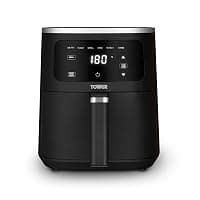 Tower Digital Single Basket Air Fryer, 4L Capacity, Overheat Protection, 1300W, Black, Medium, T17205AFR — Air Fryers deal