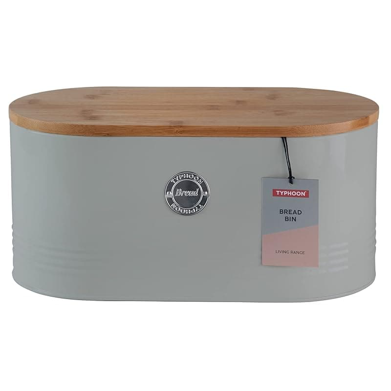 Typhoon Living Grey Bread Bin - Kitchen Storage