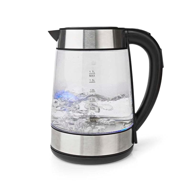 Ex-Pro Electric Kettle, 2.2KW Variable Temperature Control, 1.7L Fast Boil 2200W Eco Kettle, Keep Warm Function, Energy Efficient, Insulated Cool Touch, Cordless 360 Base - Kettles