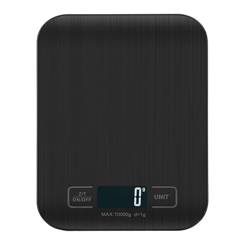 Torchtree Kitchen Scales, 22lb Food Scale with Batteries, 5 Units with Tare Function, Touch Button, Backlit LCD, Black-10kg - Kitchen Scales