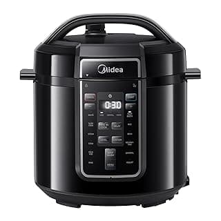 Midea Pressure Cooker 6L, 70% Faster 14 Presets, Nourish Pro, 9-in-1 Multi Cooker(Yogurt Maker, Rice Cooker, Slow Cooker, Sauté, Steamer,etc.) Stainless Steels Inner Pot Non-Stick Dishwasher Safe