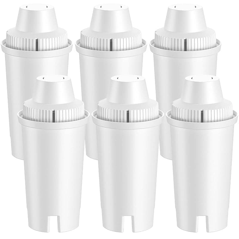 GN3D 6 Water Filter Cartridge Compatible with Brita Classic Water Filter Jug - Water Filters