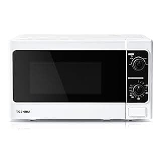 TOSHIBA 20 Liter 800W Manual Control Solo Small Microwave, Compact with 5 Power Levels, Automatic Defrost Function, Perfect for 9'' pizza, Clock and Timer, Easy Clean, White- MM-MM20P(WH) — Microwaves deal
