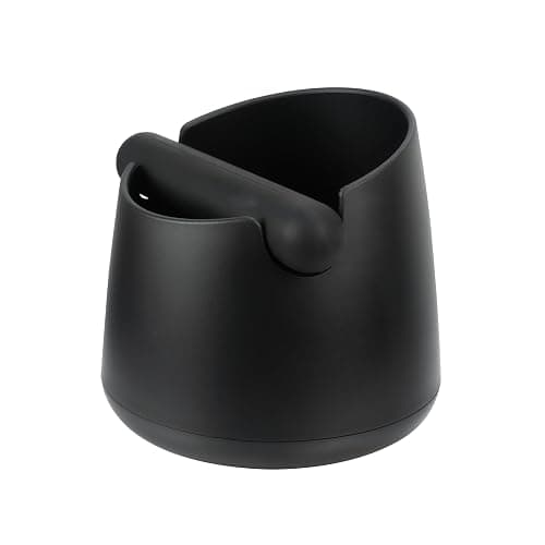 JinZeYou Coffee Knock Box, Coffee Grounds Container, Espresso Grounds Bin Knock Box, Barista Coffee Grind Bin Knock Out Box with Removable Metal Knock Bar & Non-Slip Base, Coffee Machine Accessories - Coffee Machines