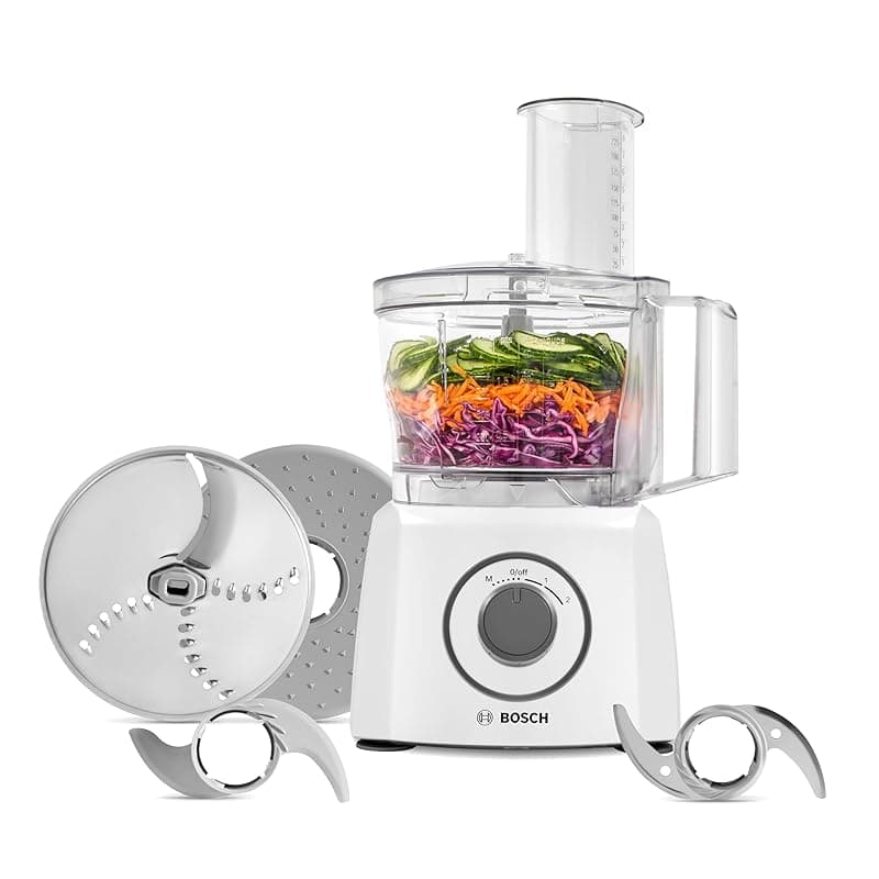 Bosch MultiTalent 3 MCM3100WGB Compact 700 W Food Processor - White - Food Processors