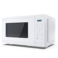 SHARP YC-MS252AU-C 900W Solo Digital Microwave Oven with 25 L Capacity & 11 Power Levels & Defrost Function, Crystal White
