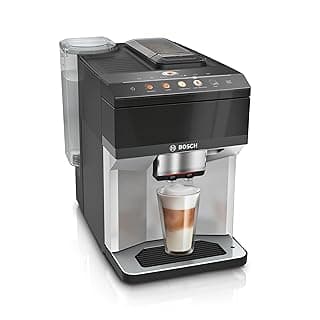 Bosch Serie 4 TPG40307, Bean to Cup Coffee Machine, VeroCafe, Cappuccinatore milk frother, DoubleCup option, easy select panel with 9 Beverage Options, Piano Black — Coffee Machines deal