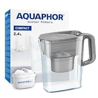 AQUAPHOR Water Filter Jug Compact Grey 2.4L with 1 x Maxfor+ Cartridge — Water Filters deal