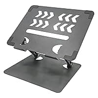 Musiin Home Studio Desktop Mixer Stand Compatible with Nektar Panorama CS12, Rode RODECaster Pro II, Tascam Mixcast 4 and most 25keys Midi controller Lift Stand, Premium Aluminum Portable Foldable