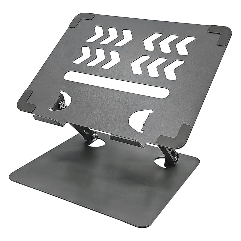 Musiin Home Studio Desktop Mixer Stand Compatible with Nektar Panorama CS12, Rode RODECaster Pro II, Tascam Mixcast 4 and most 25keys Midi controller Lift Stand, Premium Aluminum Portable Foldable - Stand Mixers