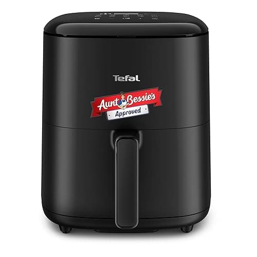 Tefal Easy Fry Max Air Fryer, 5 L Capacity, 6 portions, Healthy frying, Saves Time and Energy, Digital Control Panel, 10 Auto Cooking Programs, Black - EY245840