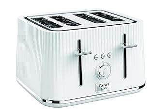 Tefal Loft 4-Slot Toaster, 7 Browning Levels, Defrost, Stop + Reheat Functions, Removable Crumb Tray, High-lift + Self-Centring Racks, 1700W, TT760140, Classic Design in White — Toasters deal