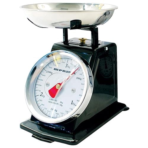 NT 3 KG Vintage MANUAL Kitchen Scales TRADITIONAL PRIMA Retro Home Analogue Mechanical Food Ingredients Measurement WEIGHING Baking Cooking, Youtube Channel Dial Stainless Steel Bowl UK FREE P&P - Kitchen Scales