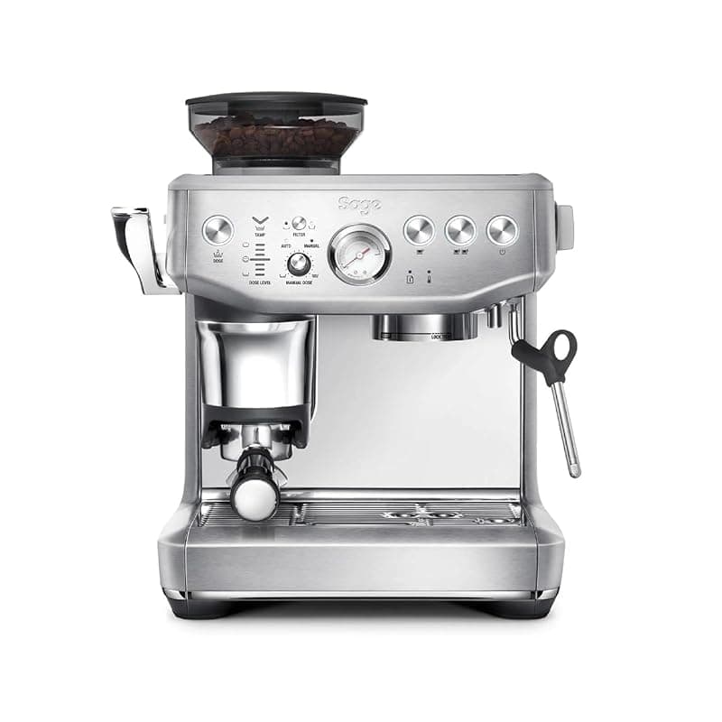 Sage - The Barista Express Impress - Bean to Cup Coffee Machine with Grinder and Milk Frother, 9 bar, PID Temperature Control, 1850 W, Cappucino, Espresso Maker,With Milk Jug, Brushed Stainless Steel - Coffee Machines