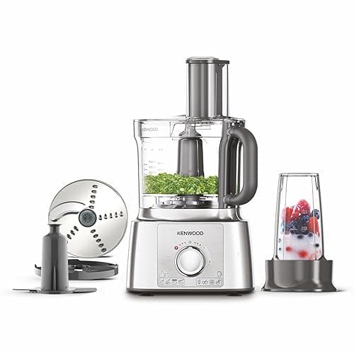 Kenwood FDP65.180SI 2 in 1 Food Processor Multipro Express, Silver, 3 Litre Bowl - Food Processors