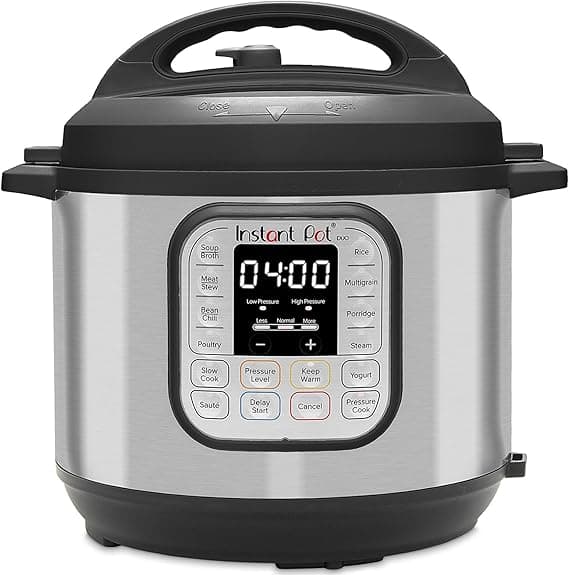 Instant Pot Duo 7-in-1 Electric Multi-Cooker 5.7L - Brushed Stainless Steel, Large Pressure Cooker, Slow Cooker, Rice Cooker, Sauté, Yoghurt Maker, Food Steamer Pot and Food Warmer, Dishwasher Safe