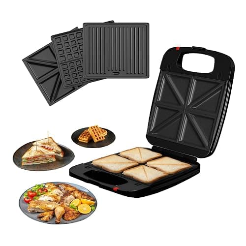 DMD Collective - Toastie Maker, Waffle Maker, Sandwich Toaster, Panini - Toasters