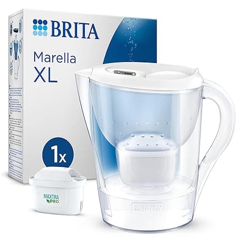 BRITA Water Filter Jug MAXTRA Marella XL, 1x Pure Performance cartridge - Water Filters
