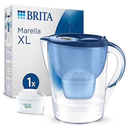 BRITA Water Filter Jug MAXTRA Marella XL, 1x Pure Performance cartridge - Water Filters