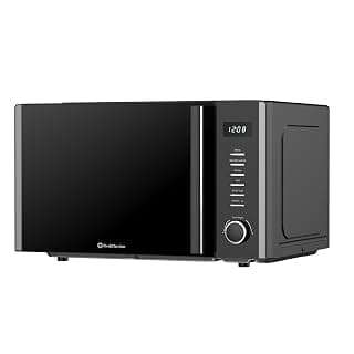 Rediffusion 30L Digital Combination Microwave, 900W Microwave,1200W Grill & 2200W Convection, Grill Rack, Defrost, Stainless Steel Cavity, 5 Power Levels, 8 Auto Menus, Freestanding, Black - REDCMW30B — Microwaves deal