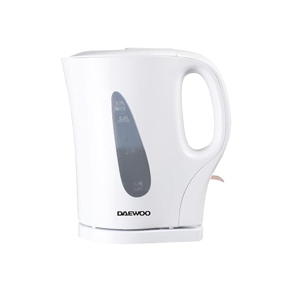 Daewoo Essentials 1.7L Fast Boil Electric Kettle – White Plastic Cordless Jug with Auto Shut-Off & Boil-Dry Protection, Compact, Easy to Use & Clean — Kettles deal