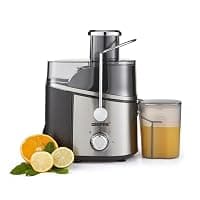 Geepas 600W Juice Extractor | Centrifugal Juicer with Stainless Steel Body & Extra Filter Basket | 75MM Wide Mouth | Ideal for Apple, Carrot, Pear & Orange – 2 Year Warranty — Juicers deal