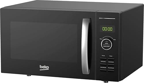 Beko Combination Microwave MCF25310B | Black | Large 25L Capacity | 900W Microwave Power | 1950W Convection Oven | 1950W Grill - Microwaves