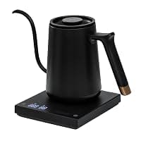 TIMEMORE Electric Gooseneck Kettle 600ml - Variable Temperature Control for Coffee & Tea, 192s Fast Heat to 88°C, Precision Pour Over Kettle, Home & Office Use, Black — Kettles deal