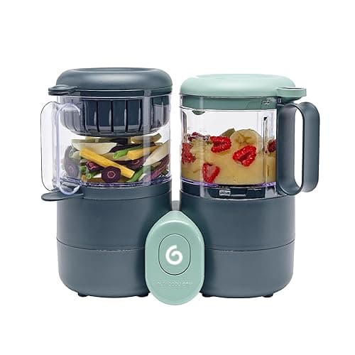 Babymoov Nutribaby One 4-in-1 Baby Food Maker, baby food blender and steamer, food processor for weaning, warmer, defroster - Food Processors