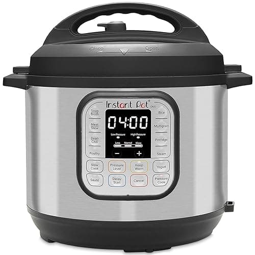 Instant Pot Duo 7-in-1 Electric Multi-Cooker 5.7L - Brushed Stainless Steel, Large Pressure Cooker, Slow Cooker, Rice Cooker, Sauté, Yoghurt Maker, Food Steamer Pot and Food Warmer, Dishwasher Safe - Multi Cookers