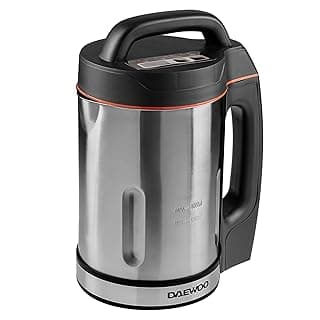 Daewoo 2-in-1 Soup Maker & Smoothie Blender – 1.6l Compact Design, Auto Stir & Overspill Spout – Makes up to 6 Portions of Fresh Soup, Juices & Shakes – Easy Clean — Blenders deal